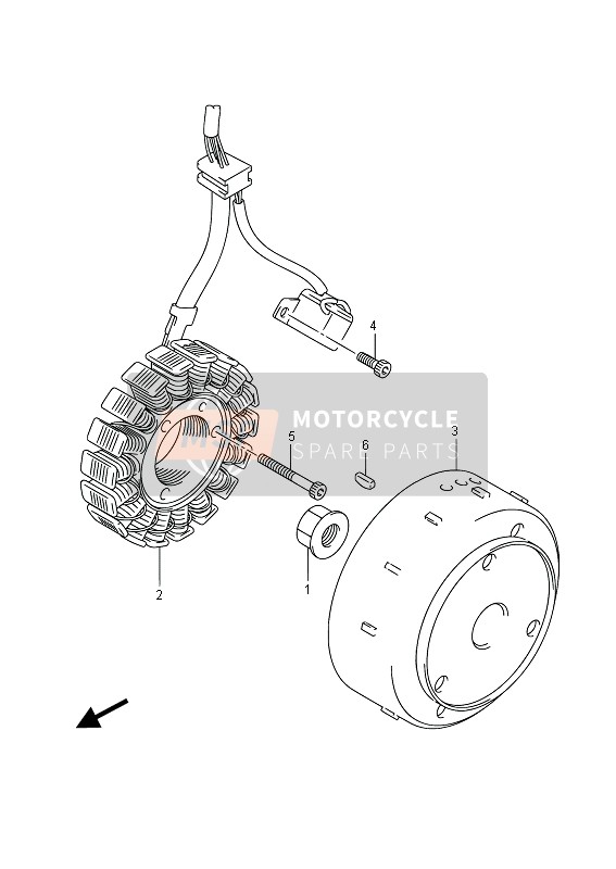 Suzuki UH200(Z) BURGMAN 2013 MAGNETZÜNDER für ein 2013 Suzuki UH200(Z) BURGMAN